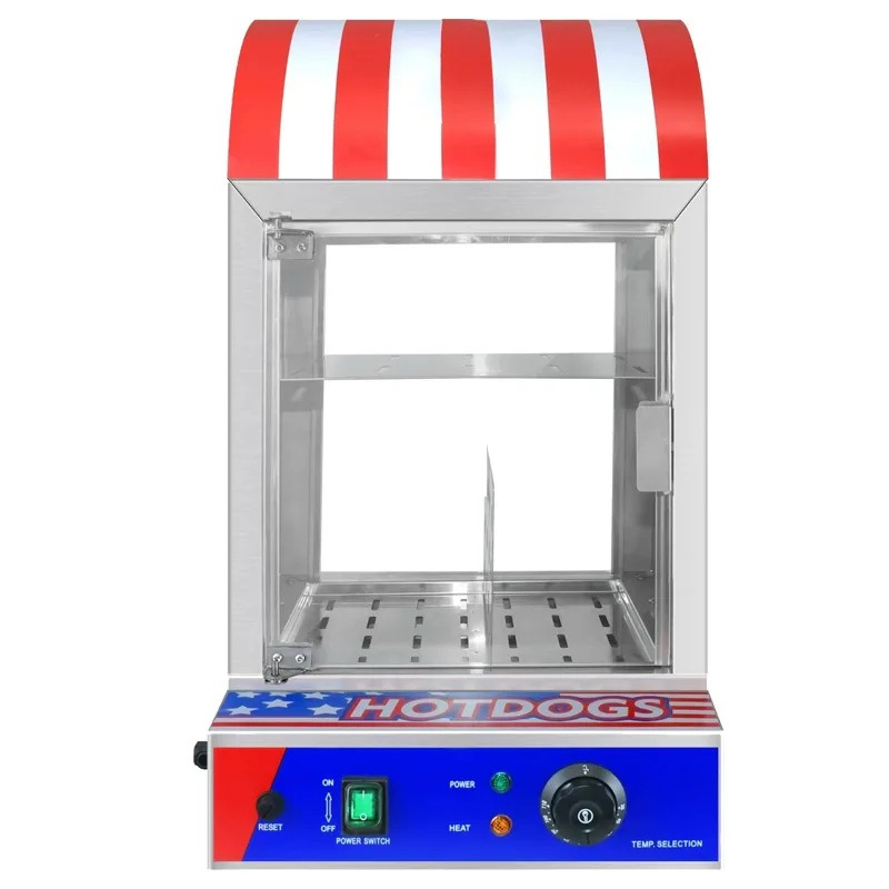 Snacks Food Warmer - Ticari Otomatik Sosisli Sandviç Ekmek Isıtıcısı