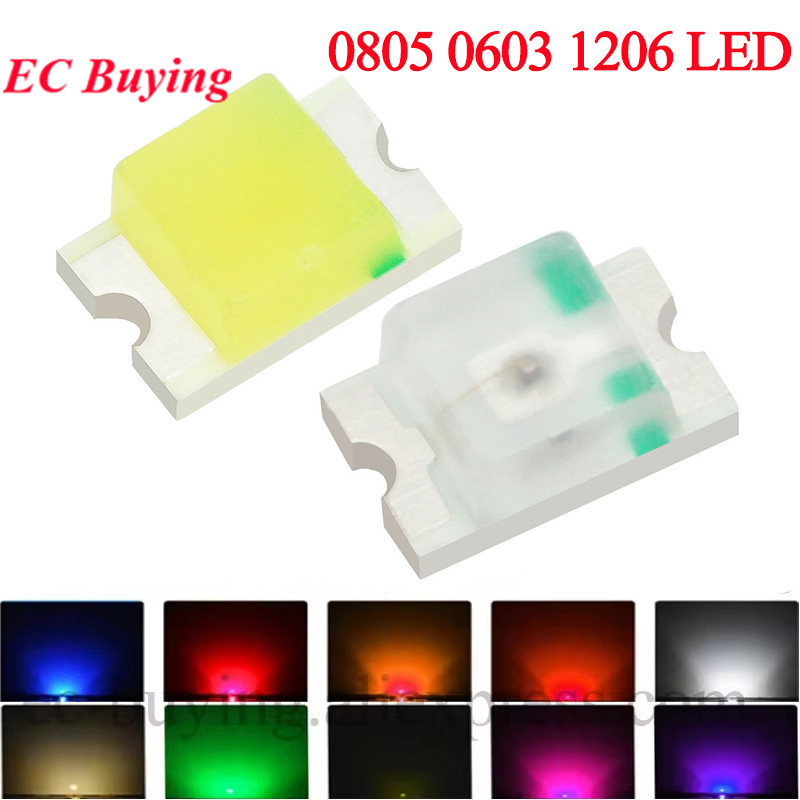 Yellow Food Snacks - 100 Adet 0805 0603 1206 SMD