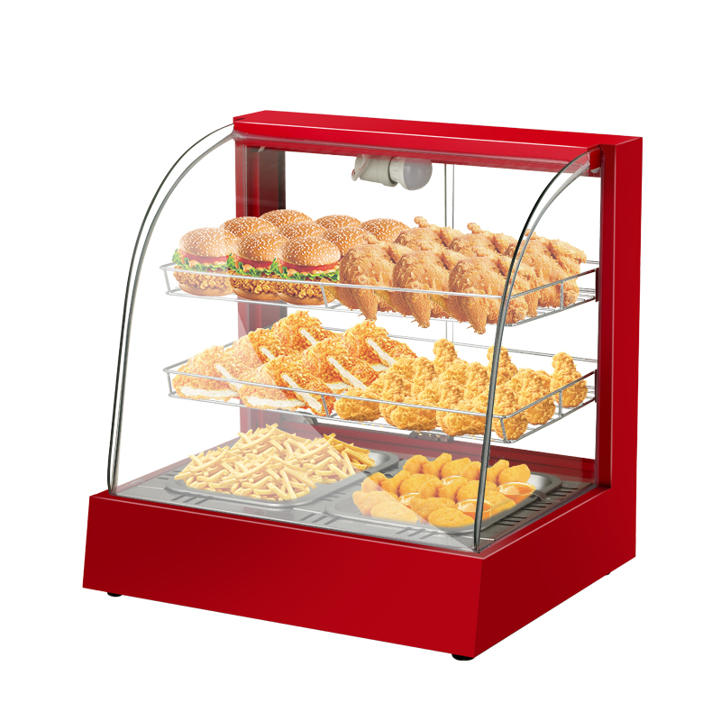 Snacks Food Warmer - Restoran Tezgahı Elektrikli Yiyecek Isıtıcı Vitrini,