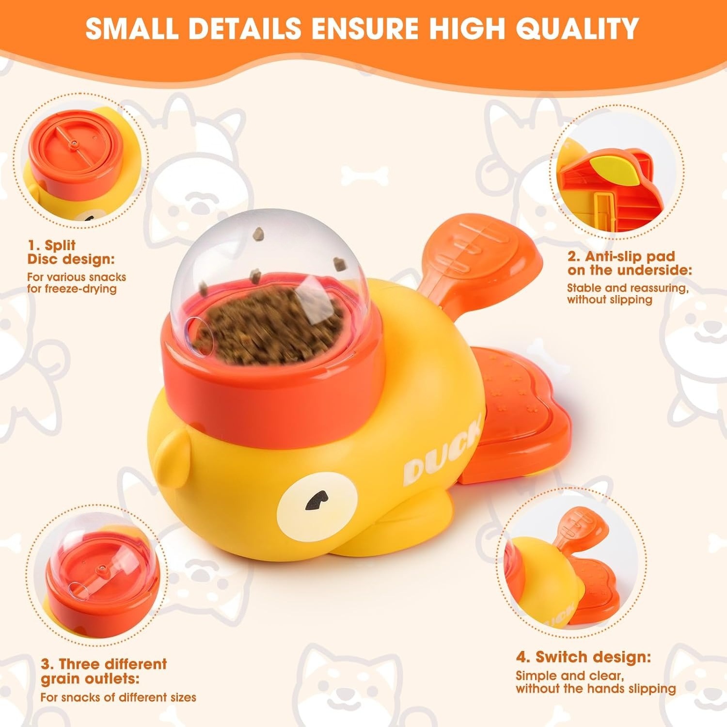 Sarı Ördek Evcil Hayvan Atıştı - Yellow Food Snacks incelemesi ve fiyatı