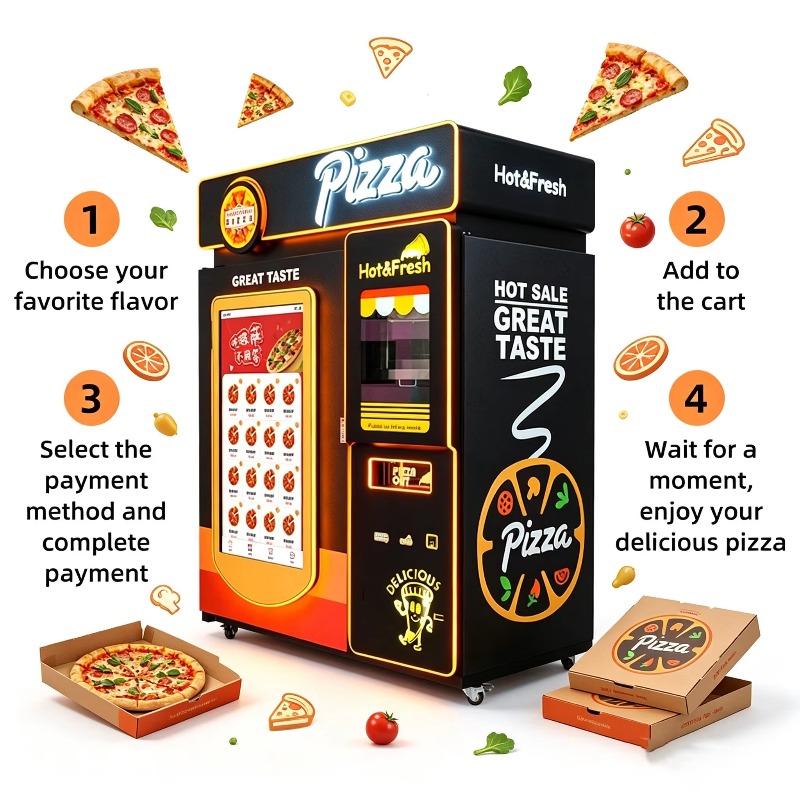 Hazır Yemek Pizza Otomatı Özel - Food Snacks Corner incelemesi ve fiyatı